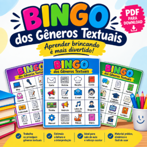 Bingo dos Gêneros Textuais 40 Pagina